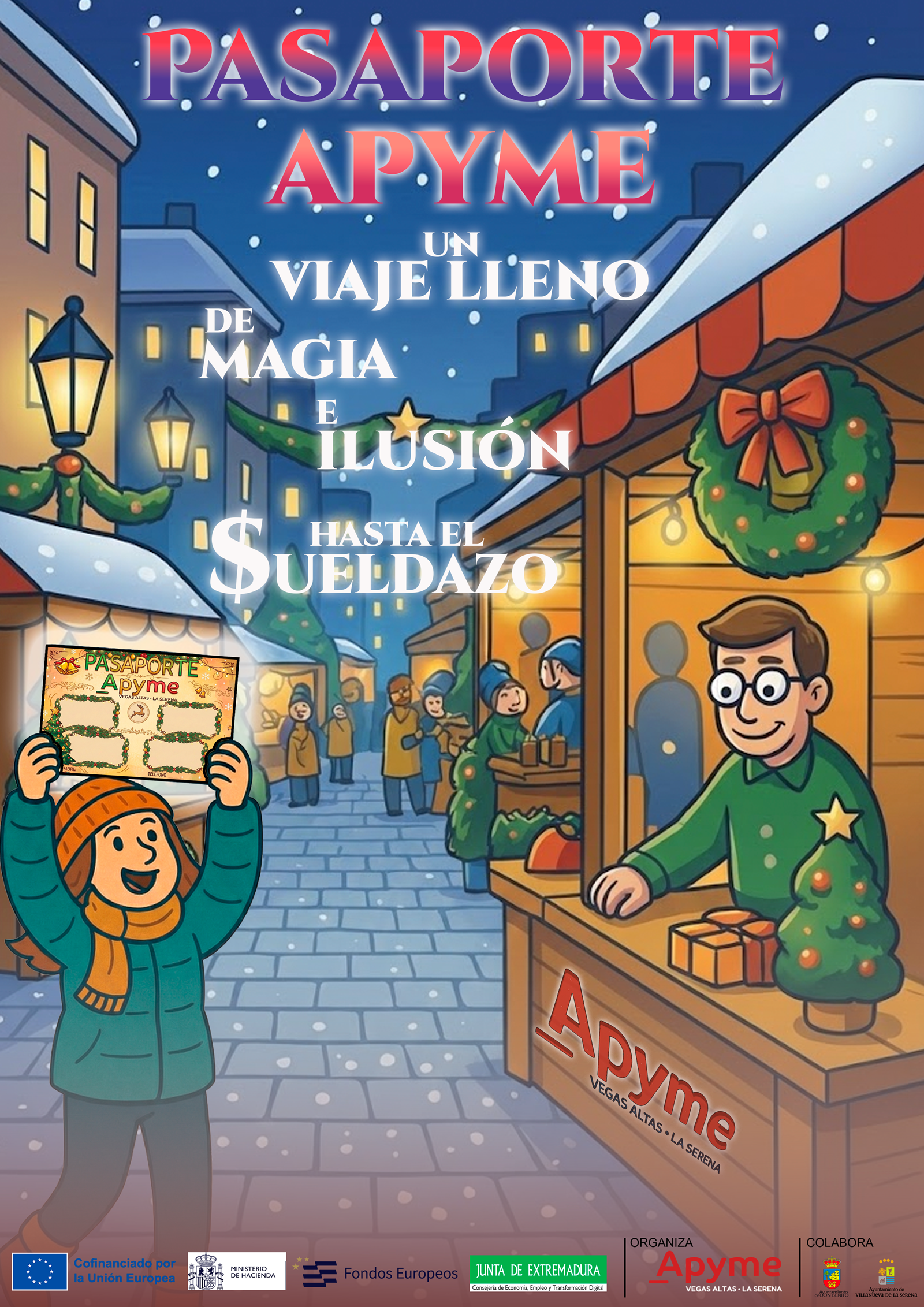 Apyme lanza la campaña navideña “Pasaporte APYME: un viaje lleno de magia e ilusión hasta el Sueldazo”