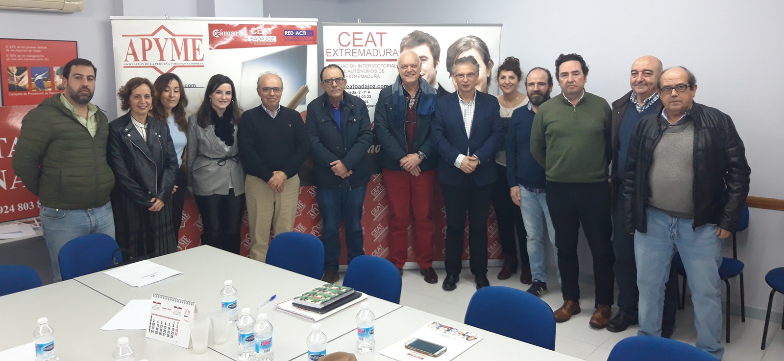 El Alcalde asume el compromiso ante APYME Vegas Altas – La Serena de “congelar” las tasas municipales durante toda la legislatura 