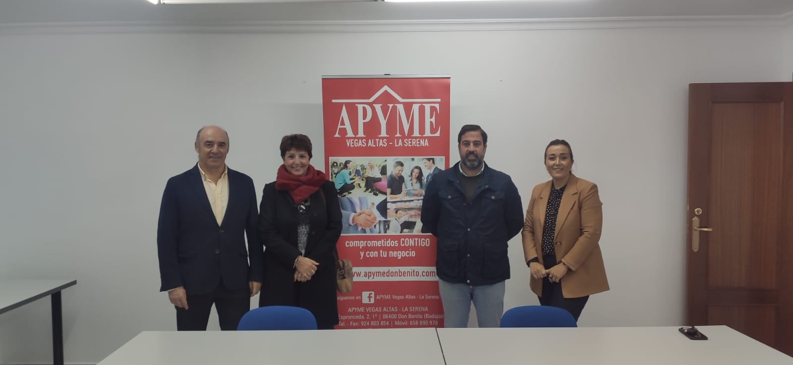 Javier Dorado, presidente de Apyme Vegas Altas La Serena, irá en las listas de las elecciones de la Cámara de Comercio de Badajoz, en la candidatura CIEM, encabezada por Mariano García Sardiña