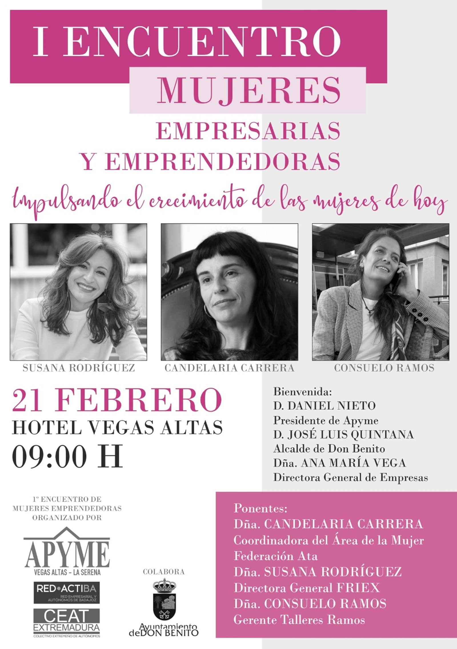 La nueva Comisión de Mujeres Empresarias de APYME Vegas Altas-La Serena se presentará en sociedad el próximo 21 de febrero