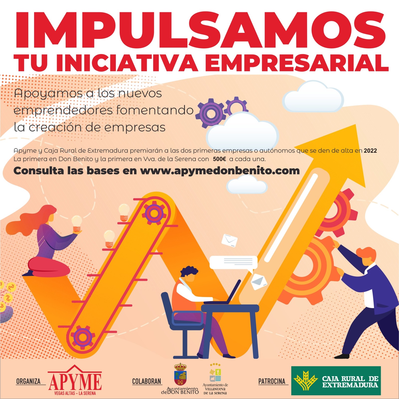 APYME y CAJA RURAL DE EXTREMADURA BUSCAN A LAS DOS EMPRESAS GANADORAS DEL PROYECTO “IM-PULSA TÚ INICIATIVA EMPRESARIAL”