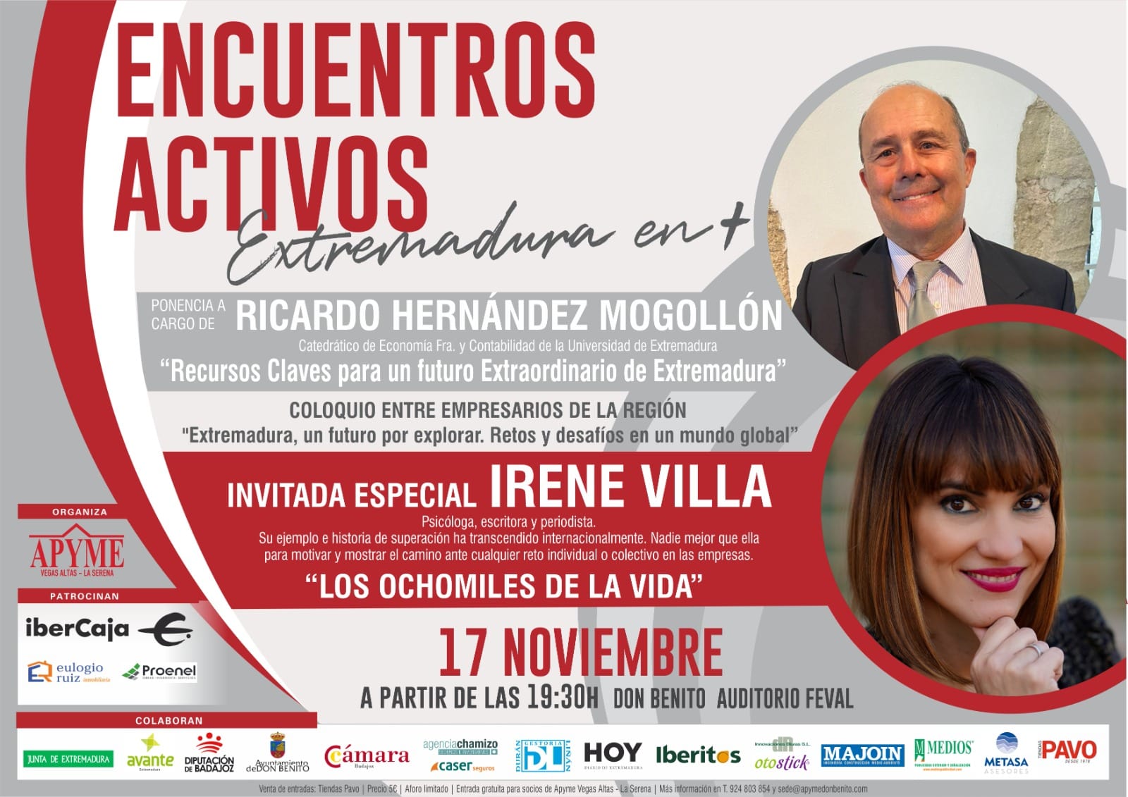 Interesante mesa coloquio con empresarios con motivo de los “Encuentros Activos Extremadura en +” organizador por APYME