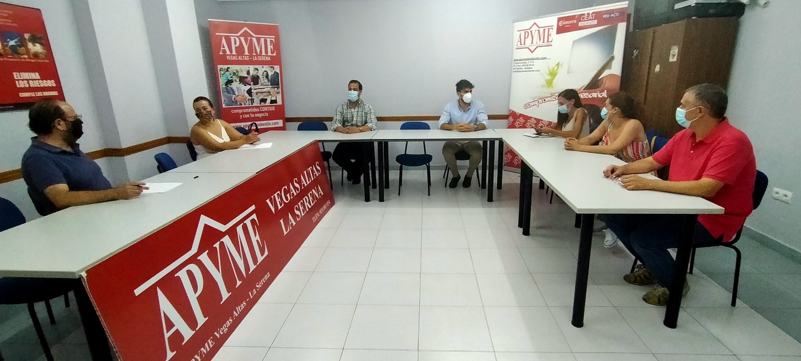 Una delegación de Ciudadanos, visitó APYME Vegas Altas – La Serena