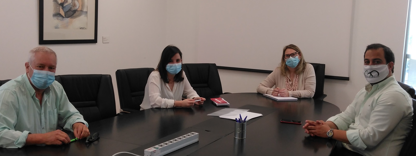 Javier Dorado visita FEVAL y comienza una ronda de encuentros con ayuntamientos e instituciones