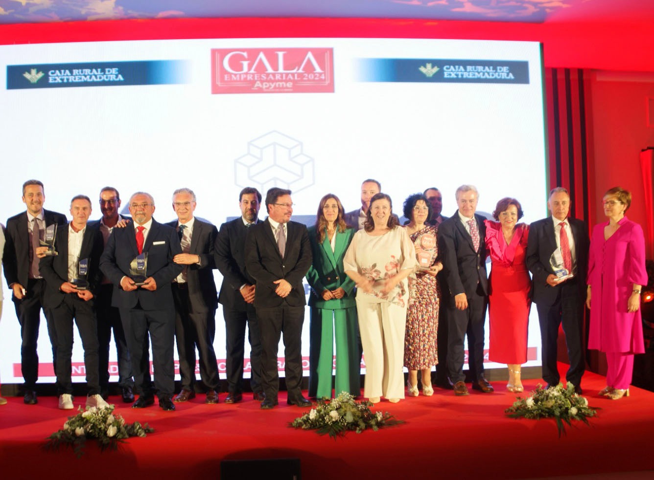 APYME celebra su Gala Empresarial, este viernes, con la presencia de más de 500 invitados y el patrocinio de Caja Rural de Extremadura