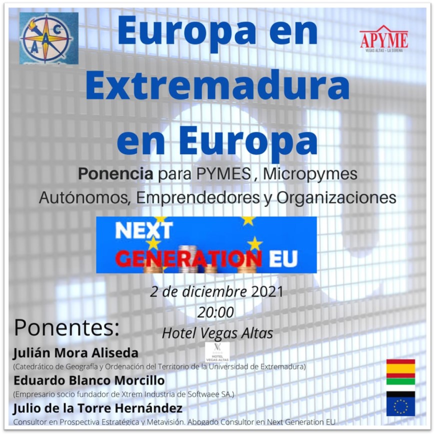 APYME y la Asociación de Antiguos Alumnos del Claret, organizan una jornada empresarial, sobre los Fondos Next Generation